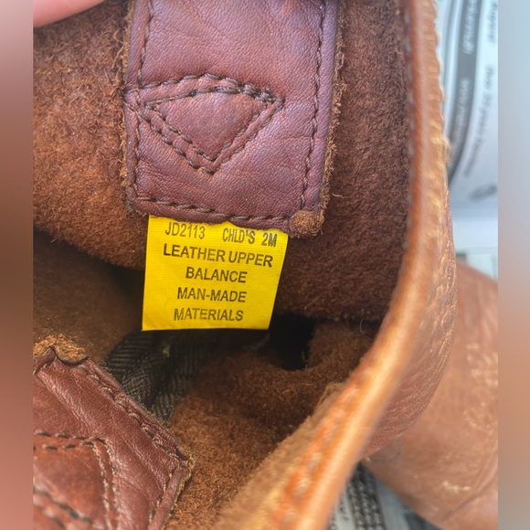 Little Kids John Deere Man Made Upper Leather Work Boots | Size 2M - Picture 8 of 9